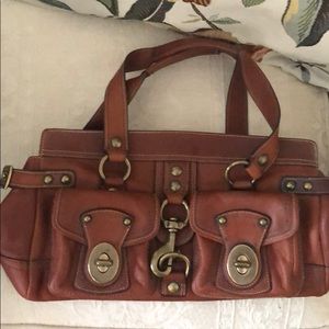 Brown Leather Coach purse